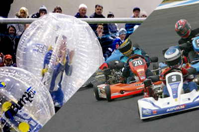 Go Karting and Bumper Soccer Combo 1 night package